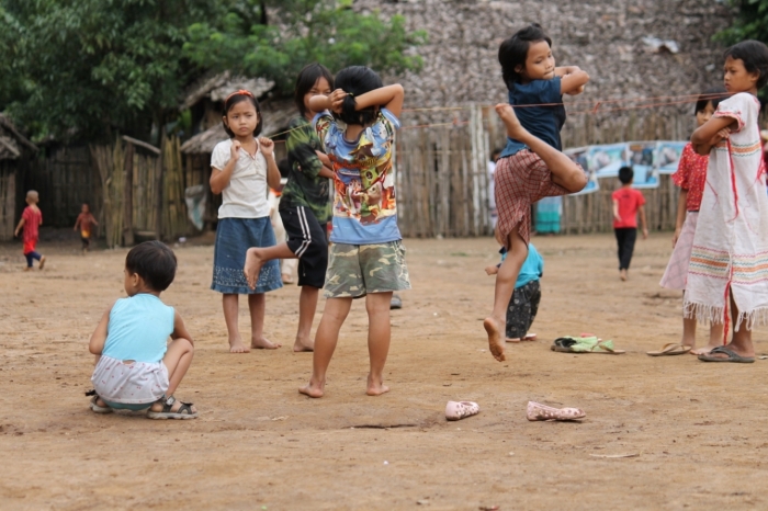 Children play at Mae La Refugee camp. Mae La Refugee Camp on the Thailand-Burma border. (Photo: Liz Bordo / Burma Link)