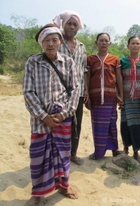 Ethnic Karen villagers