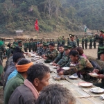 Burma Army Shoots an Elderly Man and Shells Artilleries Near a Village