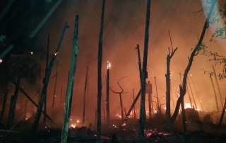 Mae La camp fire