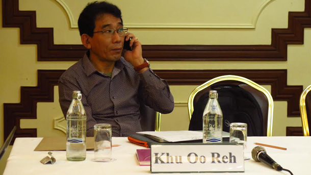 Khu Oo Reh, vice-chairman of the Karenni National Progressive Party. (Photo: The Irrawaddy) 