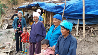 Many Kokang refugees are elderly and children