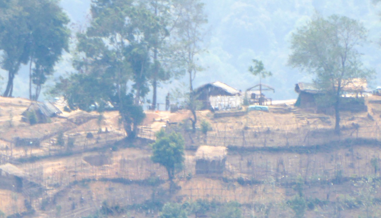 Burma Army camp in Jan Mai area, controlling Bhamo road 