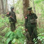Burma Army Commander, Uses Guns to Reinforce Demands for Logs and Forced Labor from Villagers