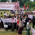 Mass Rally in Myitkyina for IDPs Recently Displaced by Kachin Conflict
